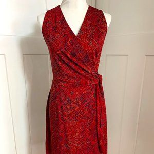 Maggy London Faux Wrap Dress Size M